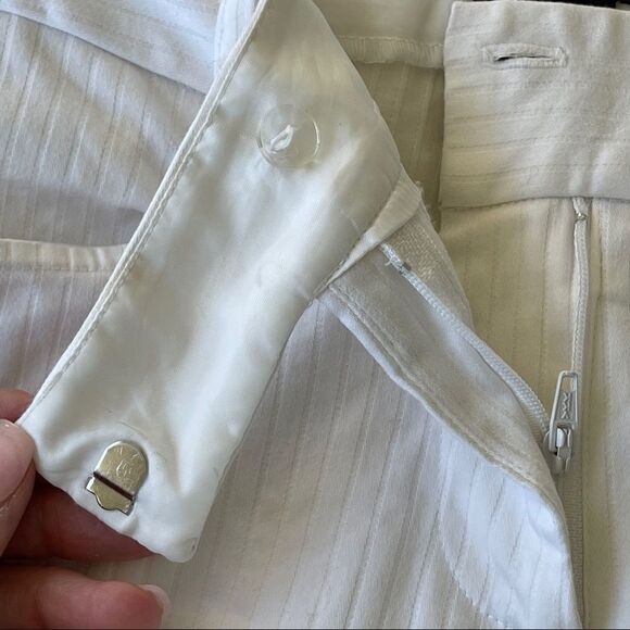 First Kiss White Cotton Pants, Junior Size 7 - Picture 9 of 11